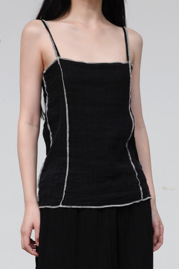 BASERANGE Camisole TOSKS-LC-AU23 Black